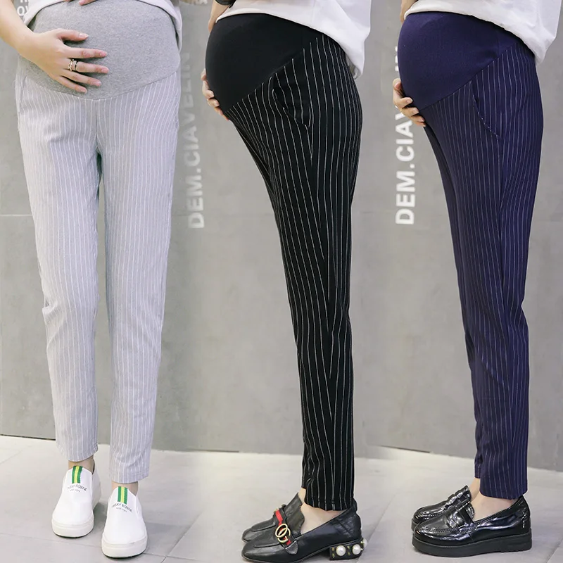 

Belly Maternity Pants Elastic Waist Pencil Trousers Clothes for Pregnant Women Pregnancy Pants