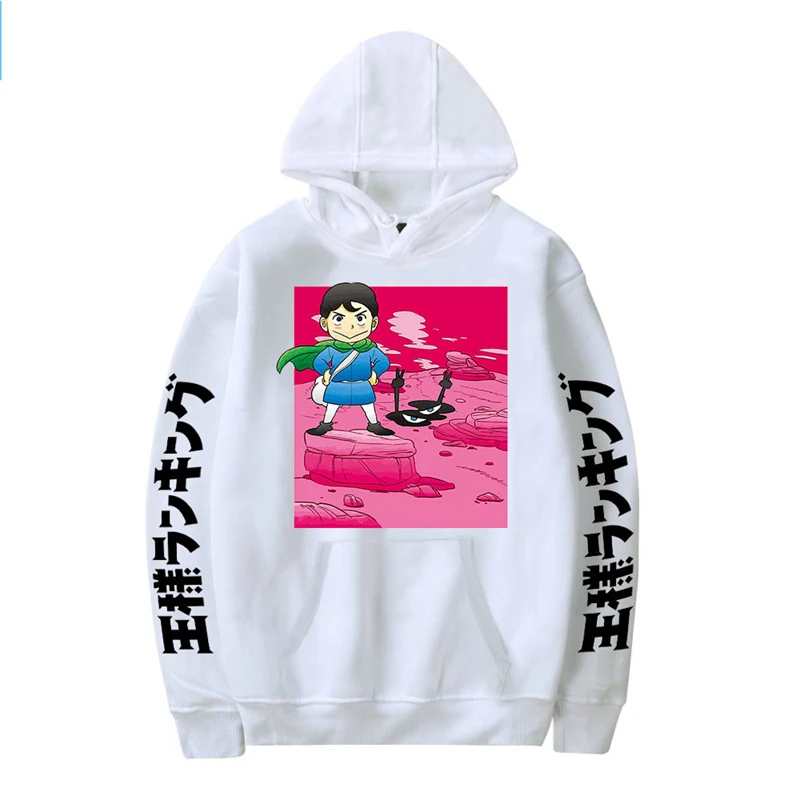 

2022 Autumn Men's Bojji Anime Hoodies Ousama Ranking Printed Pullover Hooded Harajuku Hoodie Sweatshirt japanese streetwear Tops