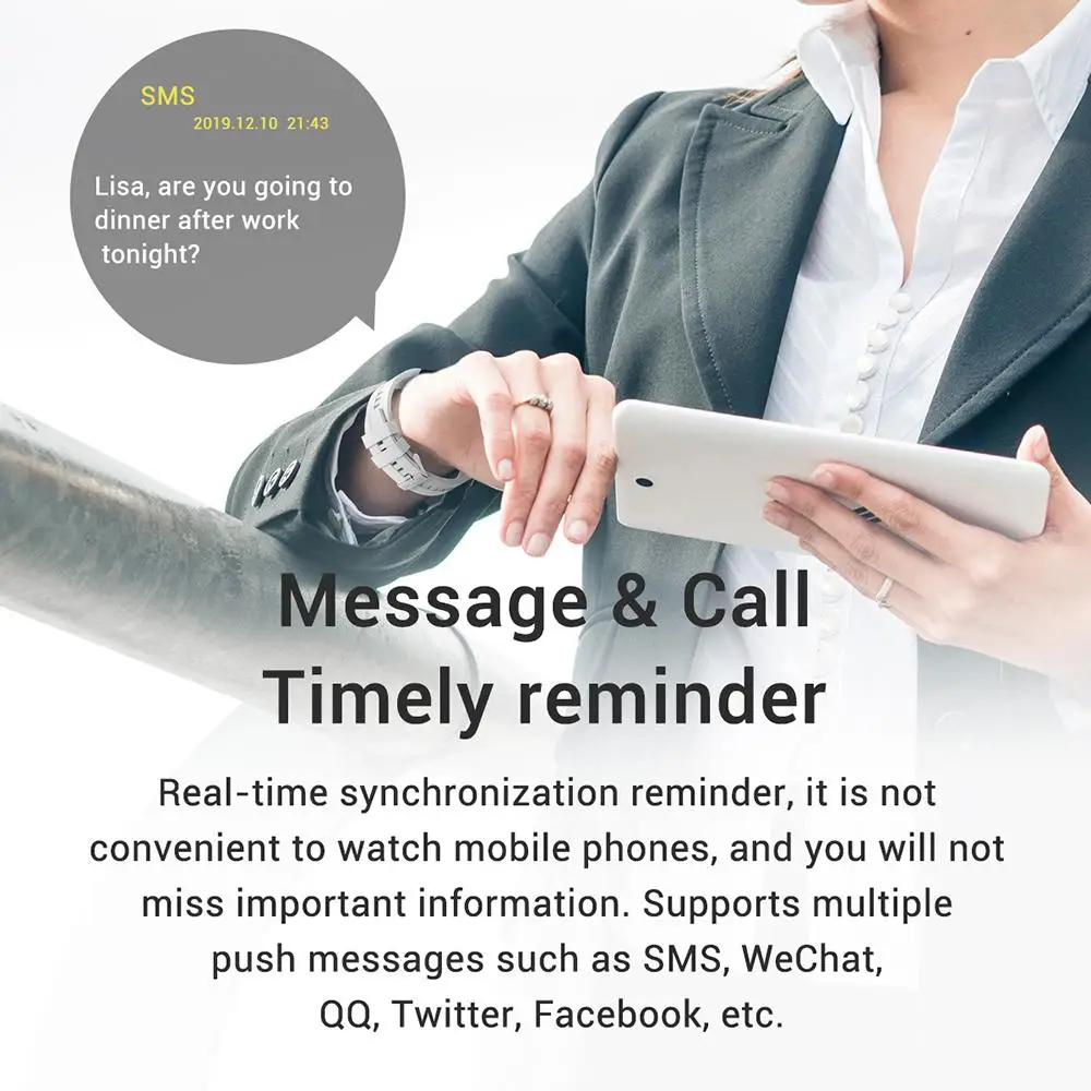 G20 Full Touch Smart Watch Men Business Style Support Bluetooth Call Heart Rate Monitor Smartwatch For Android IOS Phone | Электроника