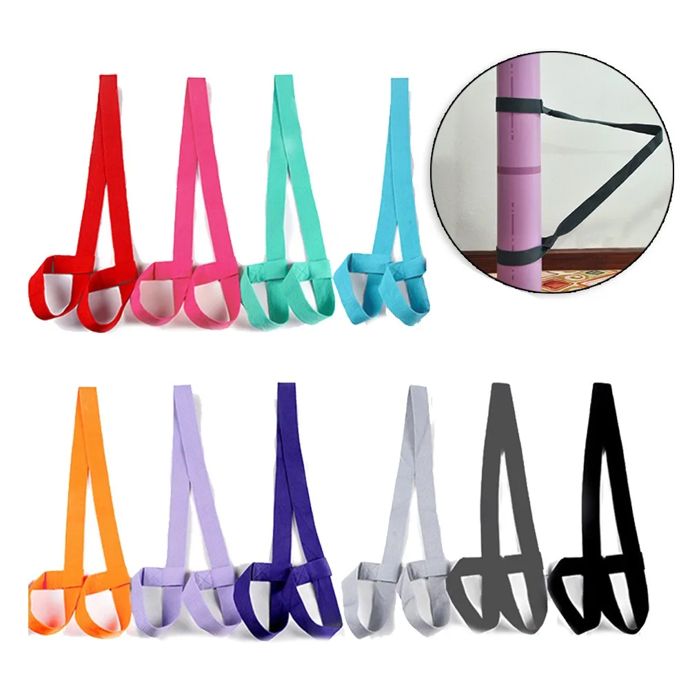 

Adjustable Yoga Shoulder Strap Mat Band Carry Sling Shoulder Belt Strap Portable Carry Belt Exercise Stretch Yoga Mat Strap