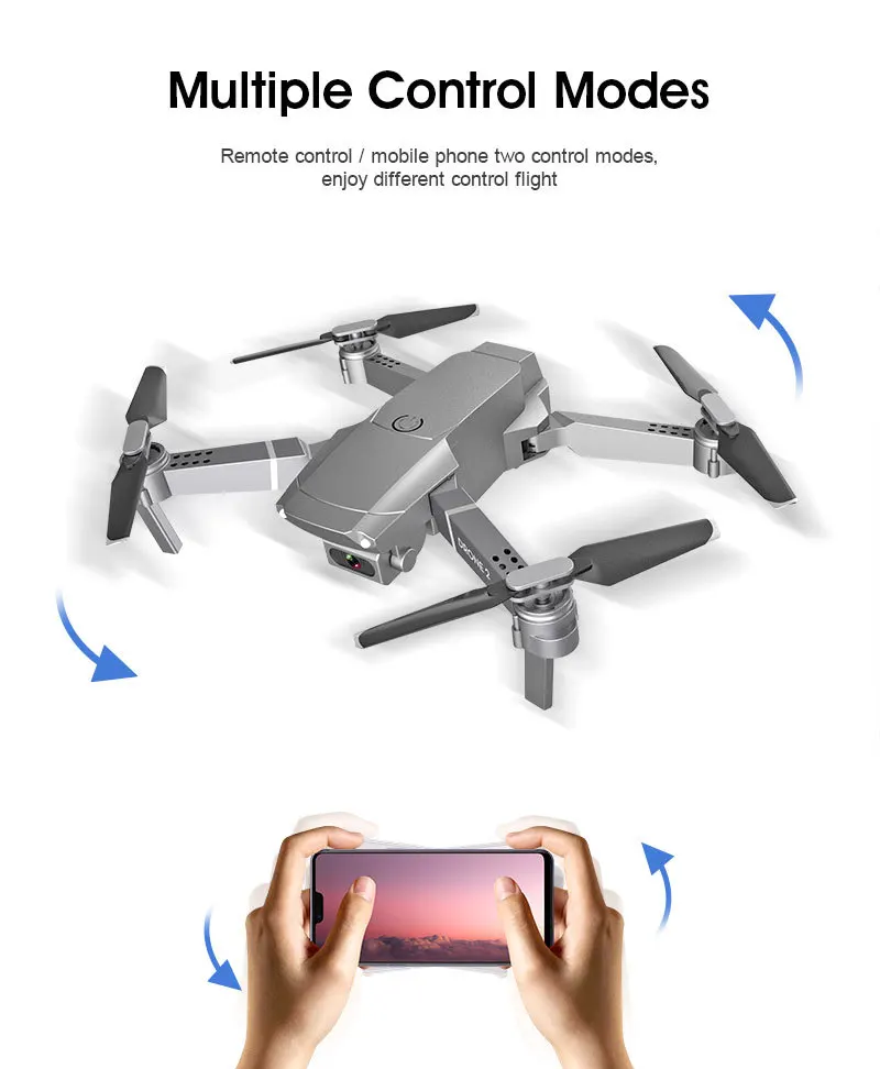 Wifi FPV Дрон широкоугольный HD 4K 1080P 720P камера автоматический режим слежения