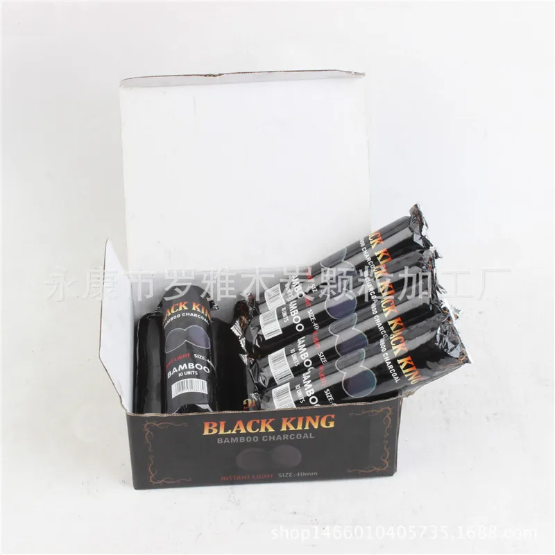 100 Pieces Per Pack 40mm Scentless Carbon Quick-light Premium Coconut Hookah Shisha Incense Charcoal Round Smokeless Coal | Дом и сад