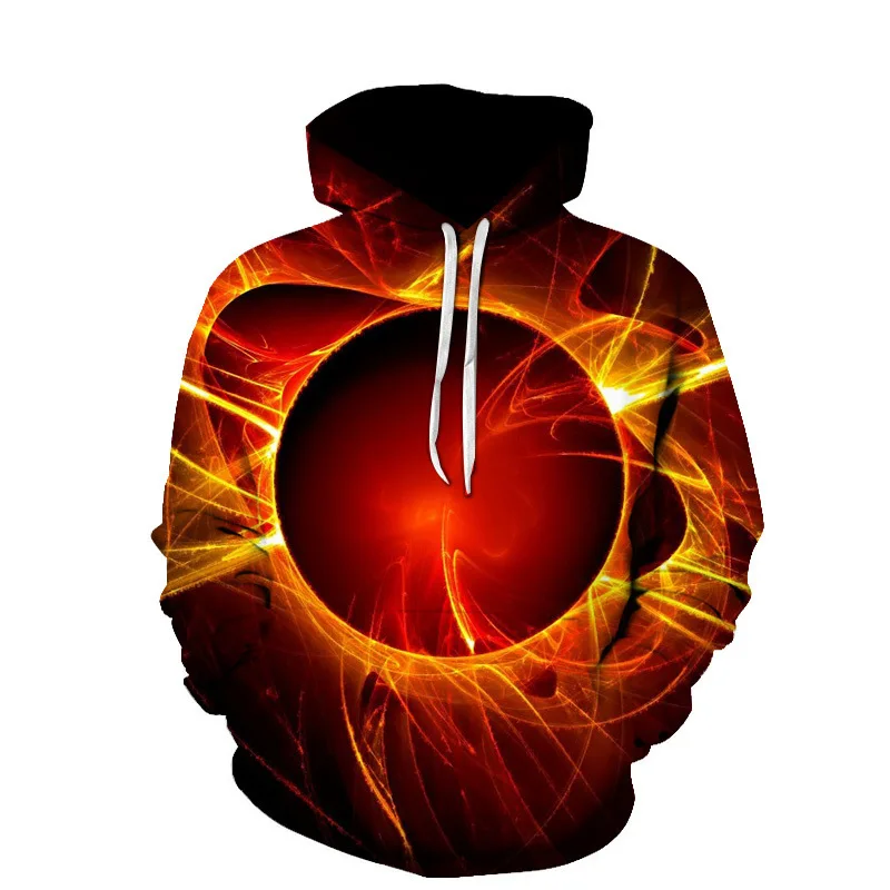

Dynamic Three-dimensional Pattern Hoodie New 3D Pattern Printing Fashion Trend Pullover Autumn Winter Spring Hoodie Men's Top