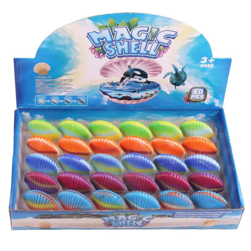 Замачиваемые водяные раковины морские животные замачивающие гребешки Волшебные