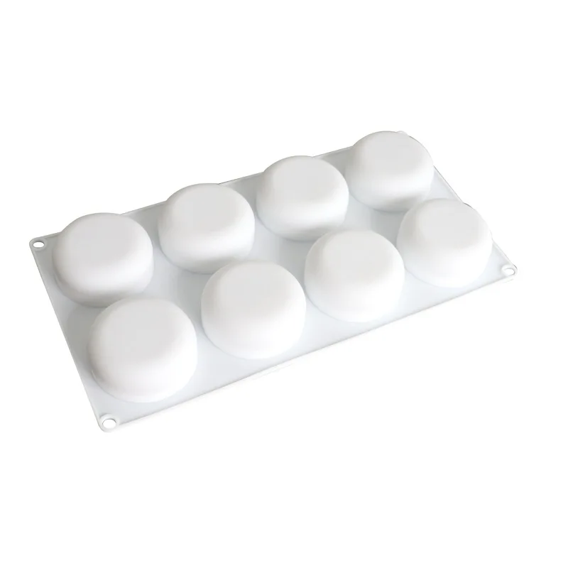 

8 Even Oblate Mousse Cake Mold DIY Baking Mold Silicone Fondant Mold French Pastry Baking Tools Cake Stand Cake Mold