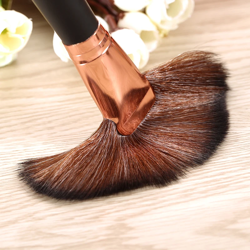 2019 Высокое качество Профессиональный макияж Большой веер кофейные волосы Румяна