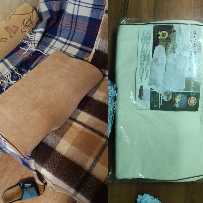 60*34 см, большой размер, постельные принадлежности, подушка с эффектом памяти, вогнутая, эргономичная, кривая, шейный ортопедический, для шеи, кровати, для сна, подушка для головы