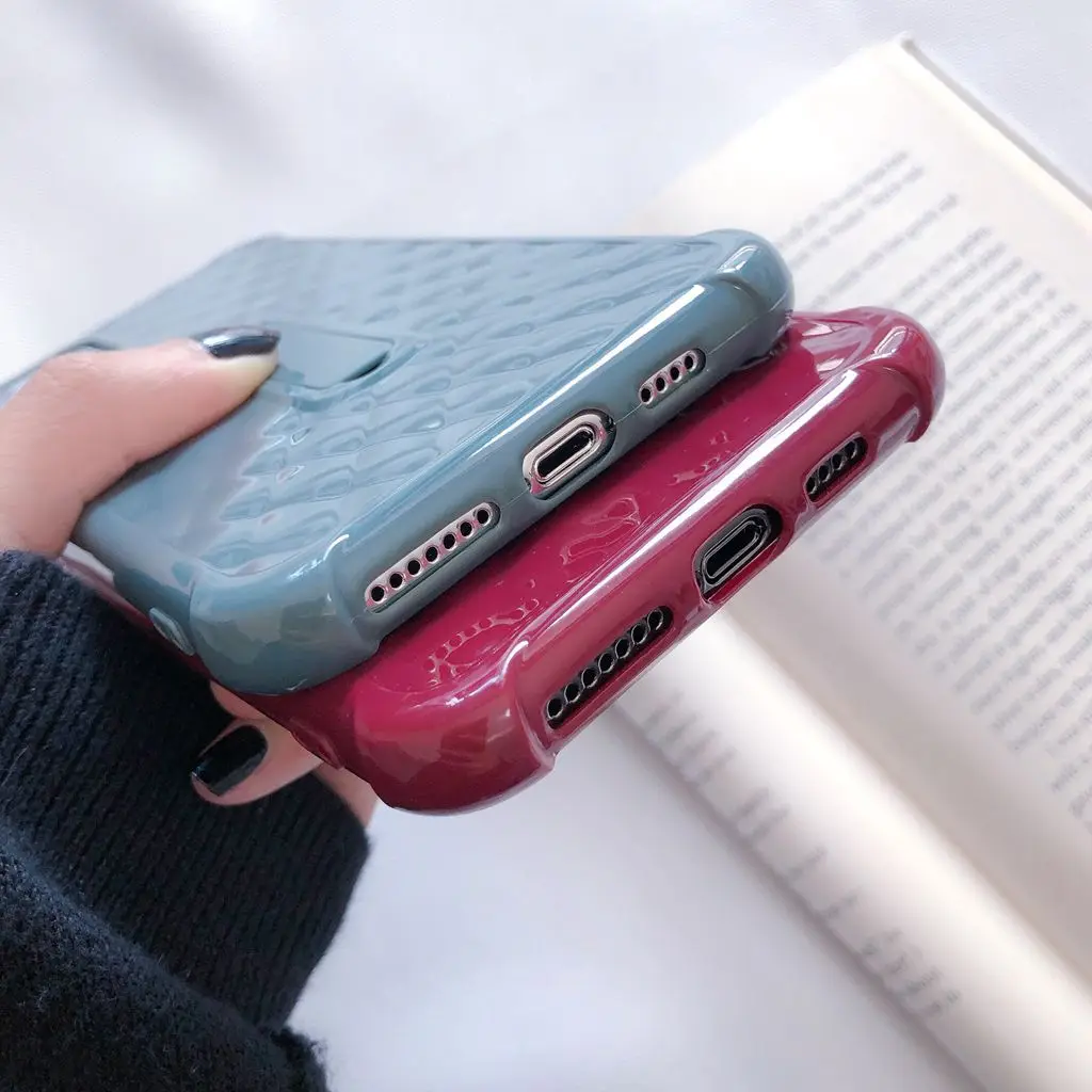 Скрытая подставка чехол для телефона iPhone 11 Pro Max XS 6 7 8 Plus XR X сплошной цвет задняя