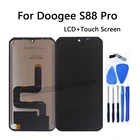 6,3 дюймов Для Doogee S88 Pro ЖК-дисплей Дисплей кодирующий преобразователь сенсорного экрана в сборе запасные части для Doogee S88 Pro ЖК-дисплей телефон ремонт Запчасти