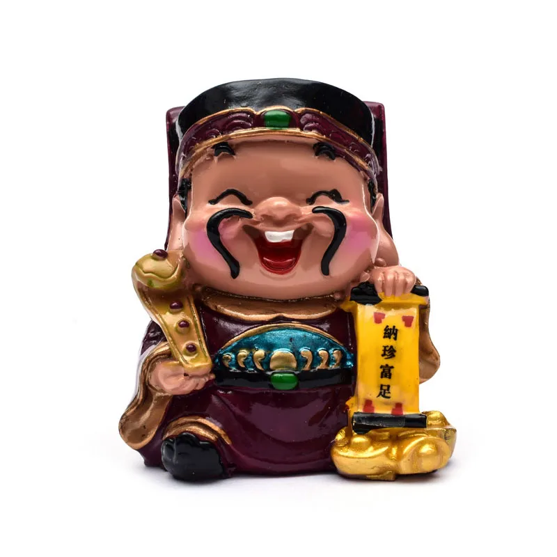 Strongwell китайская версия Q статуэтки бога богатства из смолы куклы на пять дорог