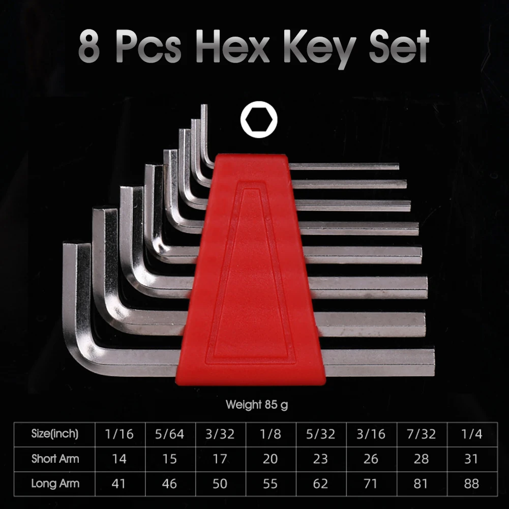 Набор шестигранных ключей CrV 11 шт. шестигранный ключ-гаечный ключ метрический