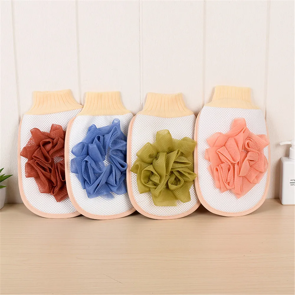 1 шт. парная душевая утолщаются для ванной Волшебная рукавица пилинга