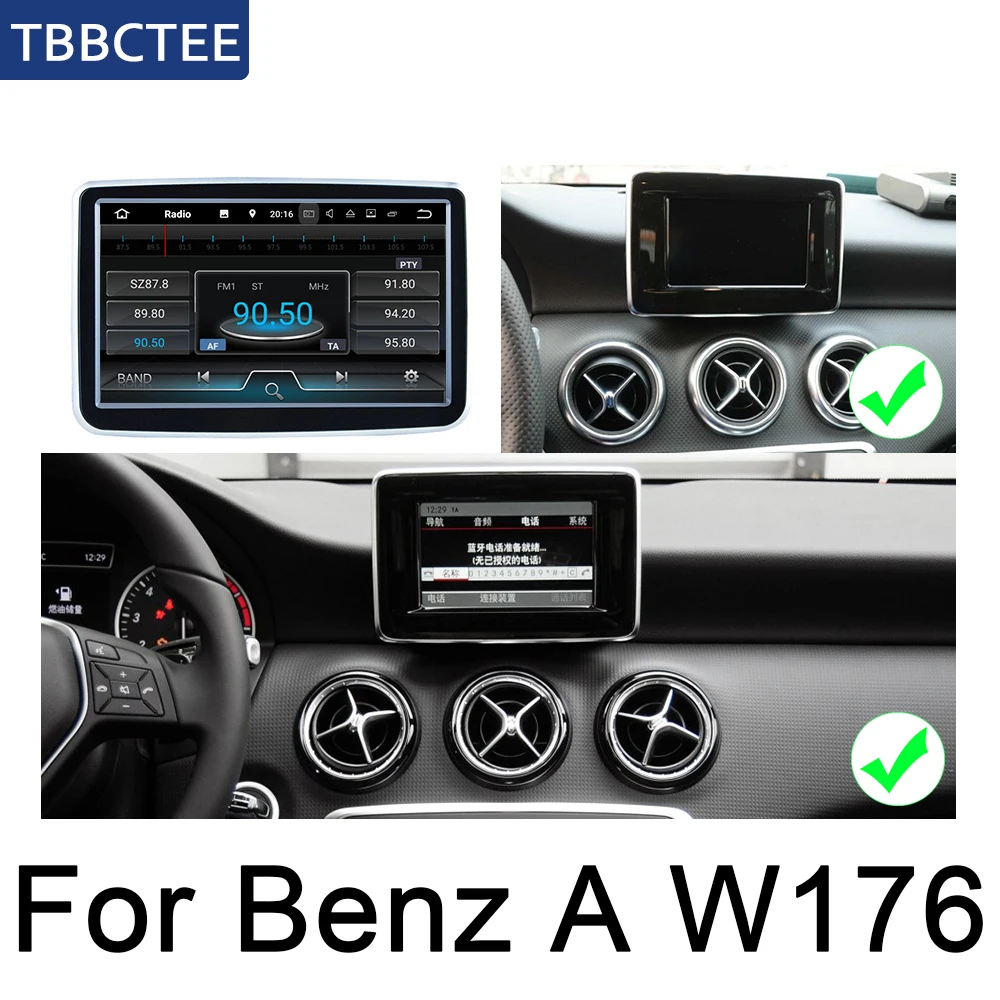 Автомобильный мультимедийный плеер для Mercedes Benz A Class W176 2013 ~ 2014 NTG Android радио GPS