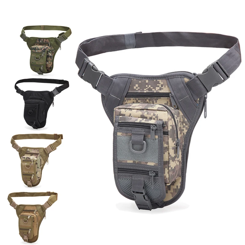 

Tactical Thigh Bag 800D Oxford Waist Packs Military Drop Leg Packs Army Shooting Bag Hiking Hunting Leg Bag Motorcycle Bag