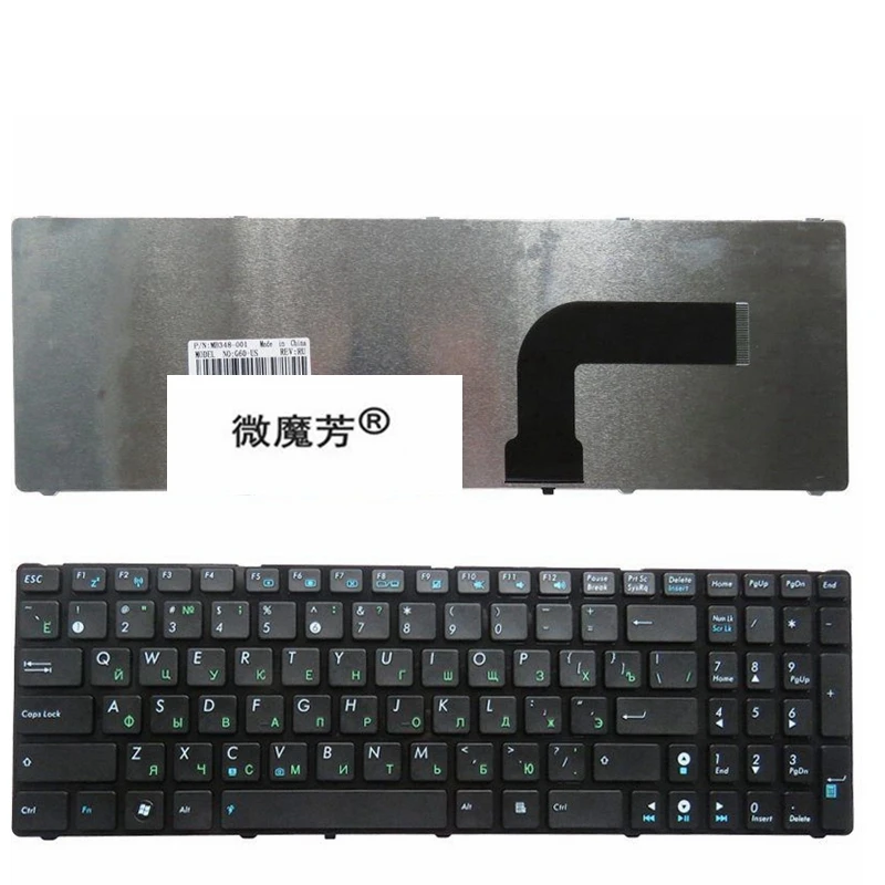 Русская клавиатура для ноутбука Asus K52 K52F K52DE K52D K52JB K52JC K52JE K52J K52N A72 A72D A72F A72J N50 N50V ру