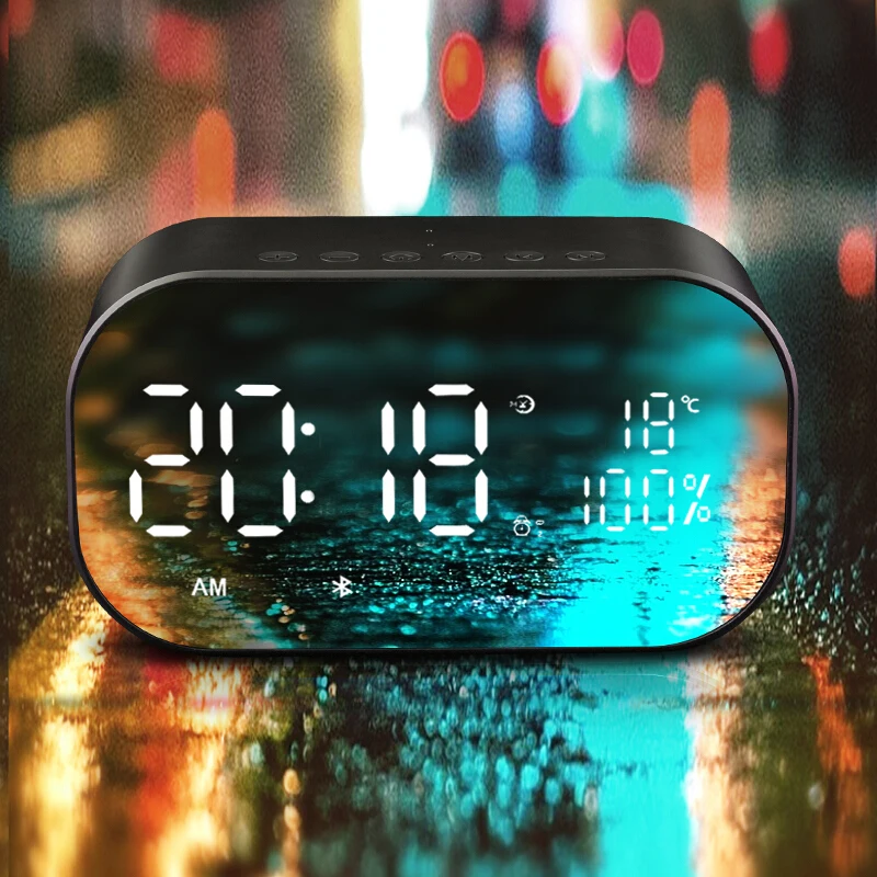 Huawei Будильник Bluetooth динамик fm радио портативный беспроводной громкоговоритель