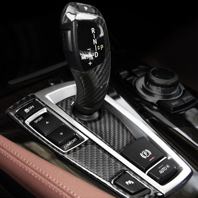 Углеродное волокно для BMW X3 X4 F25 F26 Автомобильный интерьер переключатель передач