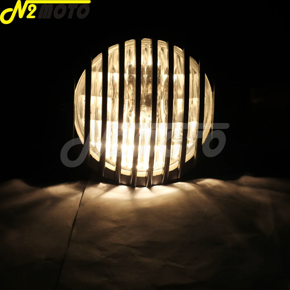 Фара для мотоциклов старой школы лампа дальнего/ближнего света винтажная фара