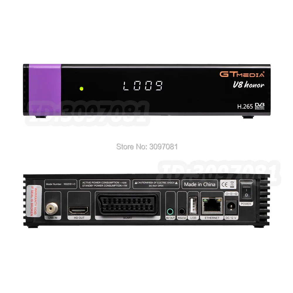 Лучший 1080P DVB-S2 GTmedia V8 Nova спутниковый ТВ ресивер Freesat V8 Super Receptor GT Media V8 Nova с Европейским Cline 1 год