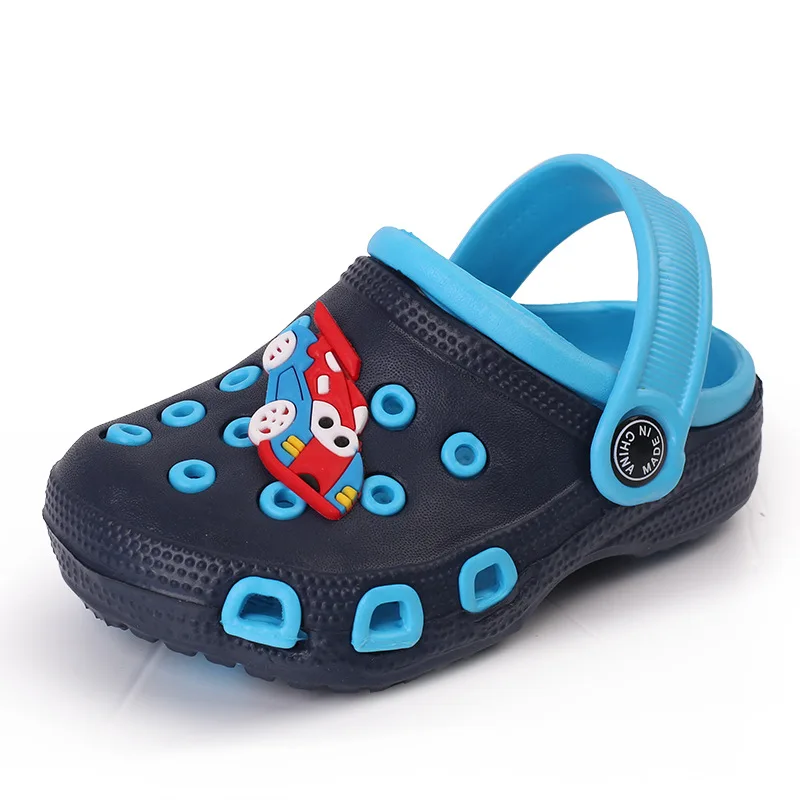 

MHYONS 2021 Children Mules Clogs Kids Summer Garden Shoes Girl Boy Beach Shoes Candy Color Hole Baby Shoes EUR24-35