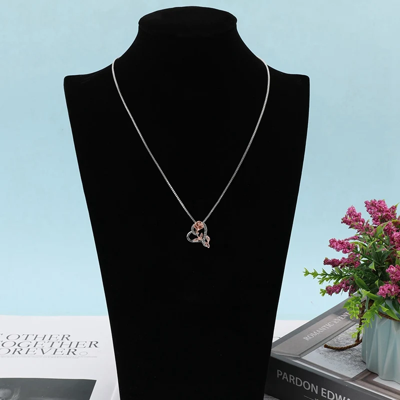 Женское ожерелье с подвеской в виде сердца | Украшения и аксессуары