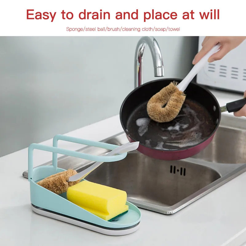 Кухонная пластиковая раковина Держатель для посуды органайзер мыла стойка