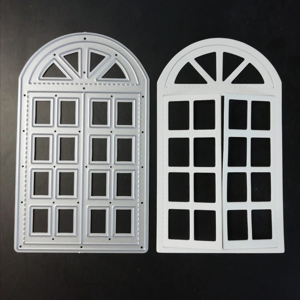 

New 3D window metal cutting die scrapbook paper gift card DIY decorative mold template