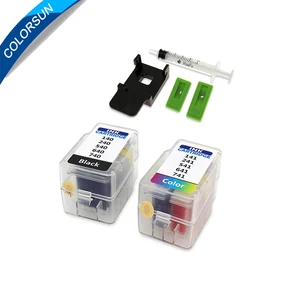 colorsun refill kit for canon 540 541 ink cartridge for canon mg2150 mg2155 mg2170 mg3180 mg3550 mg3250 mg3570 smart cartridge free global shipping