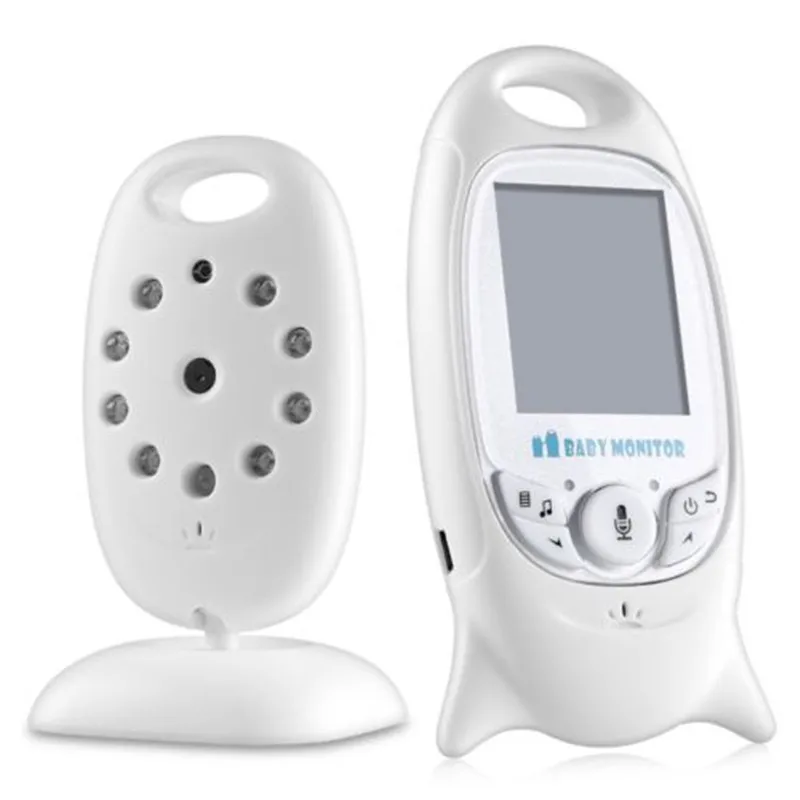 

Lullaby Wireless Video Baby Monitor 2.0 Inch Color Security Camera 2 Way Talk Nightvision IR LED Temperature Monitoring VB601