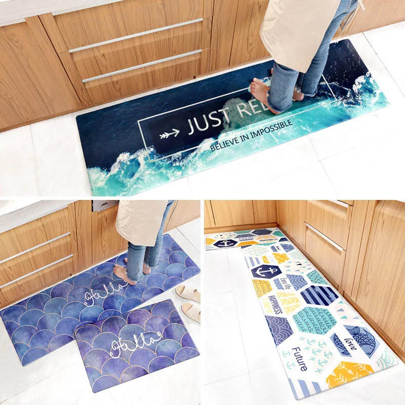 1 шт. водонепроницаемый коврик для кухни из ПВХ | Дом и сад