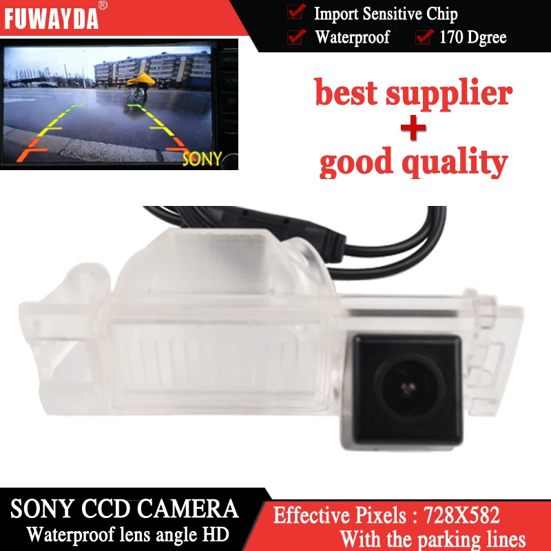 

FUWAYDA FOR SONY CCD Chip Sensor Car Rear View Reverse Backup Mirror Image CAMERA for Hyundai IX35 / I35 / Tucson 2011