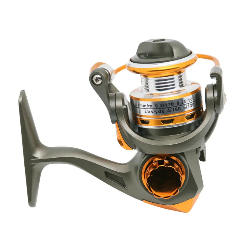 

Deukio Fishing Reels Mini Drag Spinning Wheel Bearing 5.2:1 Metal Fish Reel Exquisite Reel Spinning Fishing Tackle Sea Tool 2021