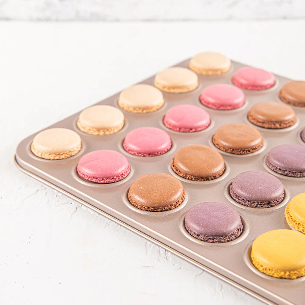 

New Macaroon Kit Macaron Silicone Mat Non-Stick Baking Mold 30 Capacity Macaron Baking Pad Cake Decorating Tools Supplies