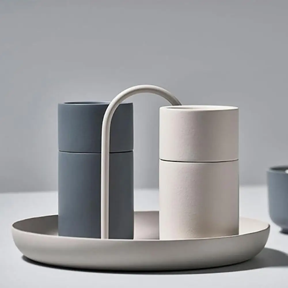 Настольный поднос в скандинавском стиле круглые пластиковые лотки для ювелирных