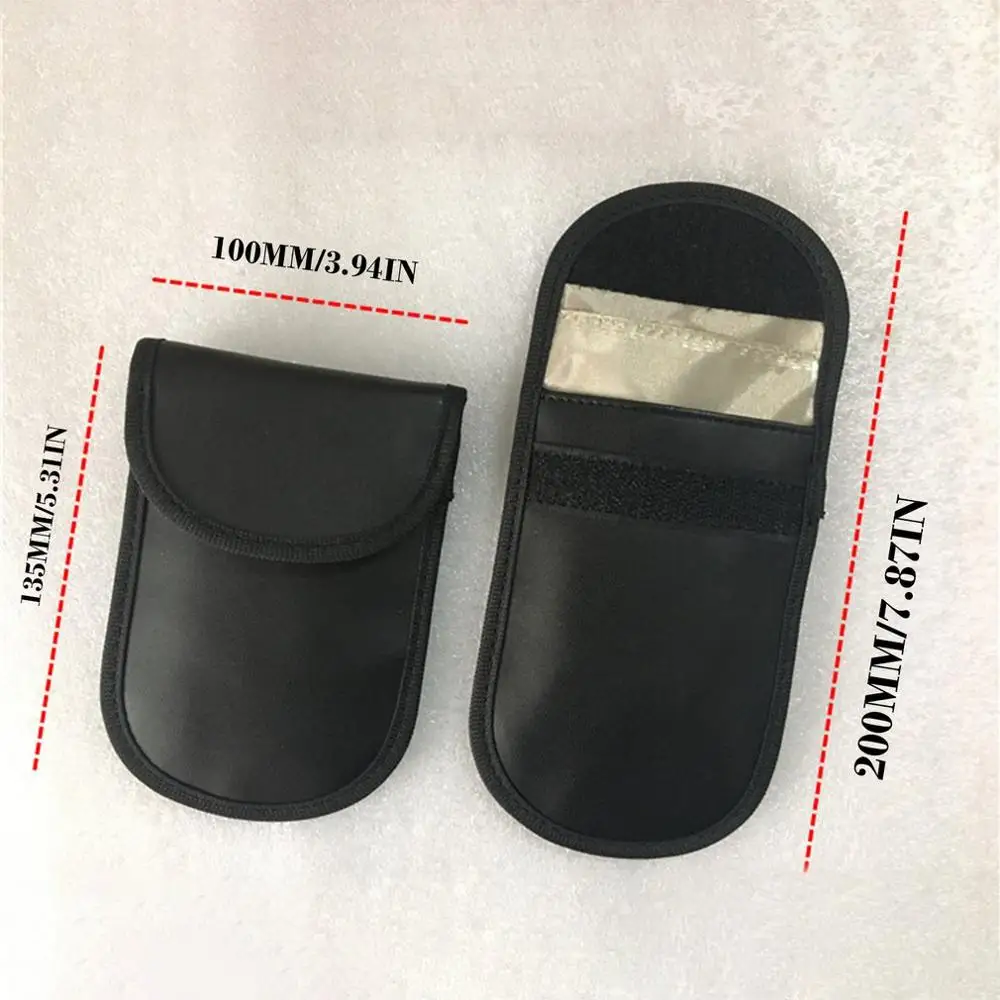 Rfid-чехол для ключей для мобильного телефона с защитой от радиации, защитная сумка, посылка для карт, чехол для карт, 2 шт