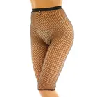 Сексуальное ажурное для женщин брюки пуш-ап леггинсы сетчатые чистая леггинсы цикл короткое нижнее белье для танцев прозрачный коротких леггинсов костюм Клубная одежда