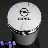 car ashtray with led lights with cover creative personality covered car multi function car supplies for opel vauxhall astra h j