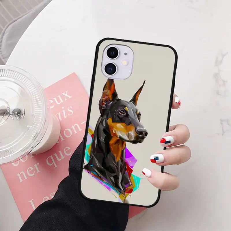 Doberman Pinscher DIY Роскошный чехол для телефона чехлы iphone 11 PRO MAX X XS XR 4S 5S 6S 7 8 PLUS SE 2020 |