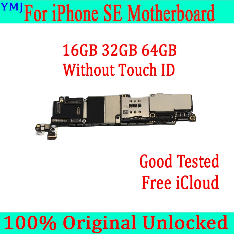 Материнская плата для iphone 5SE SE оригинальная разблокированная логическая без Touch ID