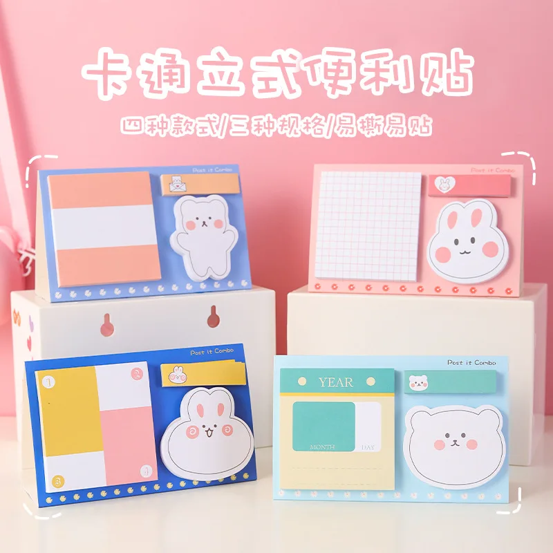 Необычный Настольный блокнот для записей Офисная мультяшная подставка