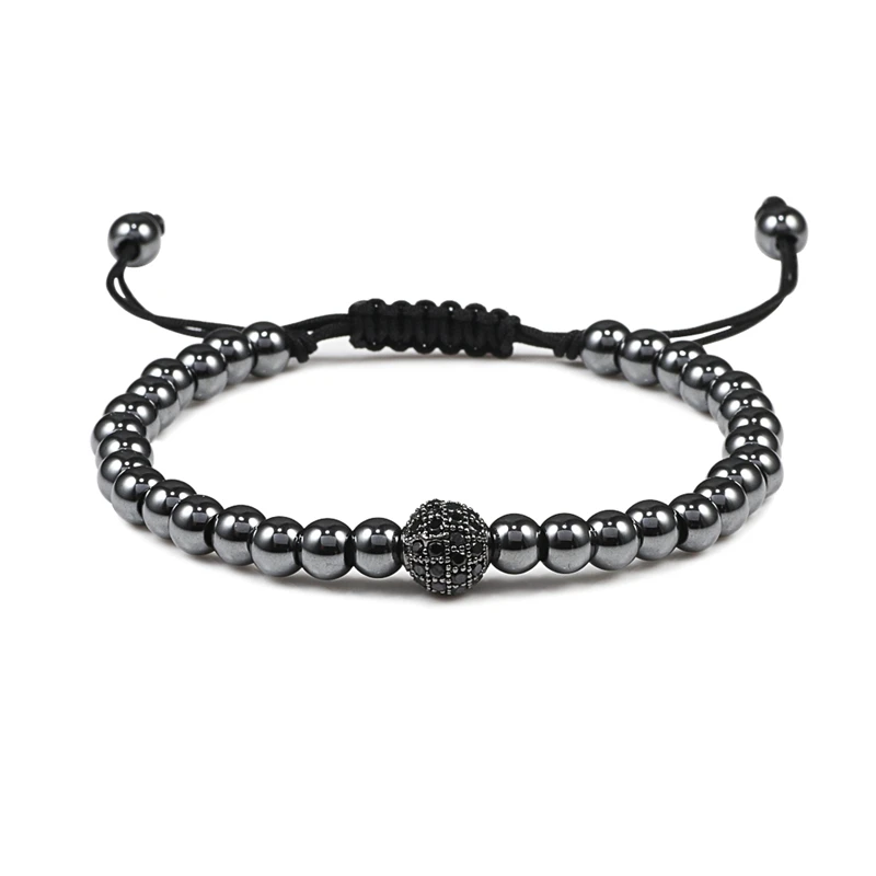 Браслеты ручной работы мужские Регулируемые очаровательные плетеные браслеты