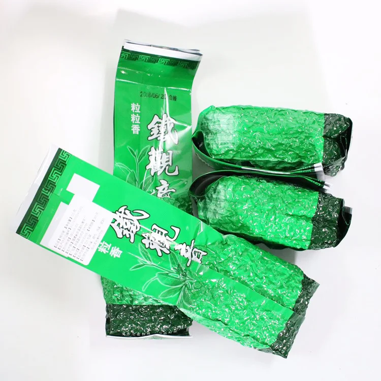 Китайский зеленый органический 1725 Чай Anxi Tie Guan Yin А + заваренный много раз еще с