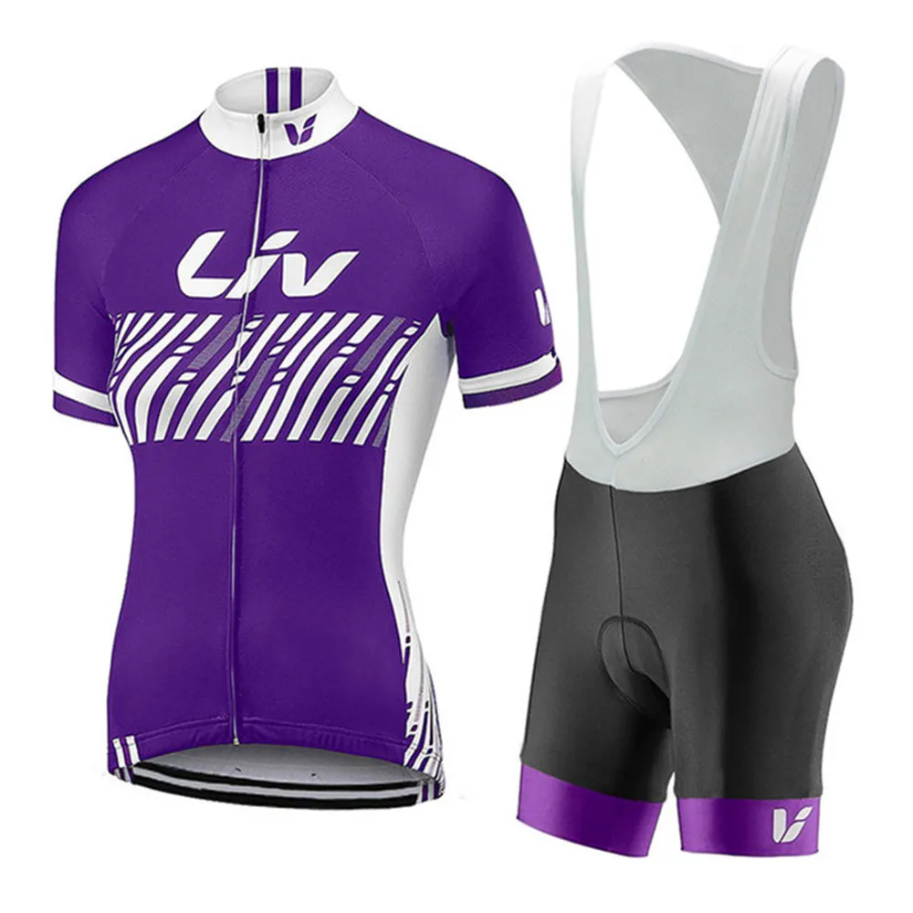 

2021 LIV Cycling Jersey Set Women Summer MTB Road Bicycle Clothes Breathable Clothes For Mountain Bike Cycling