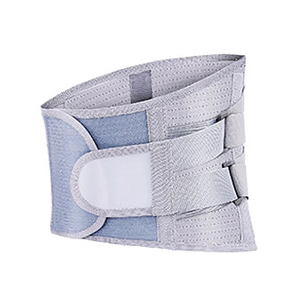Gray Поясничная поддержка пояс грыжа диска медицинская деформация боли поясничная Задняя крепление для поясничного отдела позвоночника для мужчин регулируемая эластичная фиксированная - Цвет: Gray