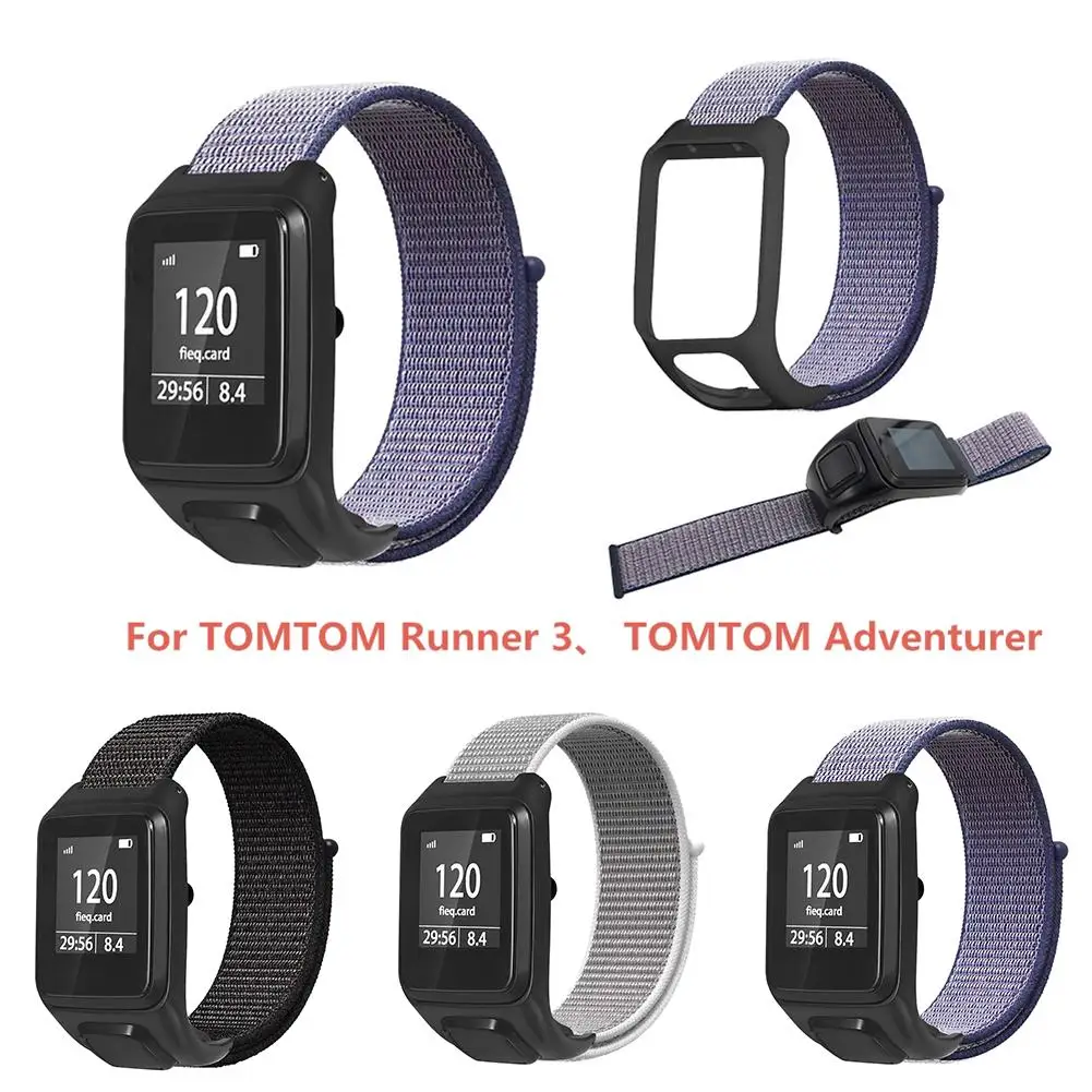 Нейлоновые часы с ремешком из полотна для TOMTOM Runner3& TOMTOM Adventurer сменный ремешок для наручных часов аксессуары для браслетов