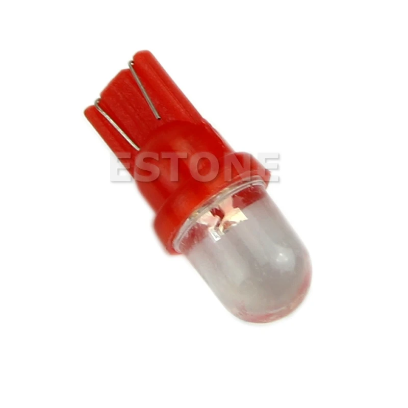 

10x Red laterali della plancia lampadine T10 LED per W5W 194