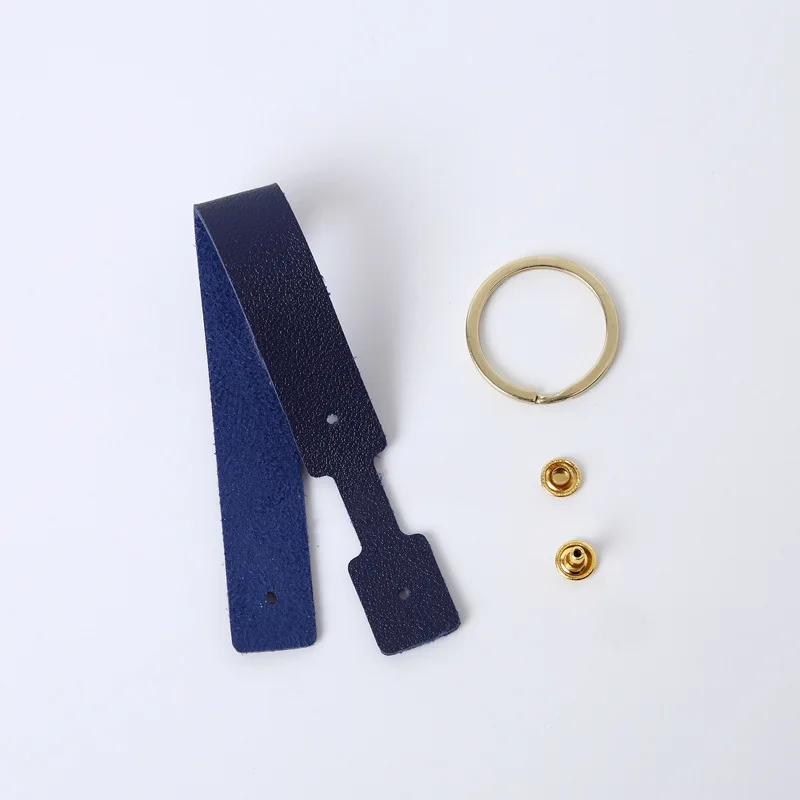 Брелок для ключей из искусственной кожи мужчин и женщин однотонный | Украшения