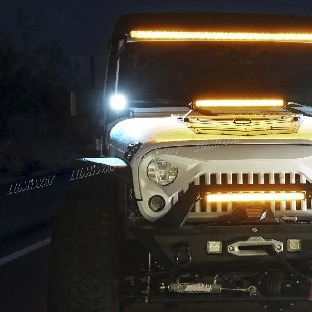 CO LIGHT 42 дюймов 3 ряда Led Light 4x4 внедорожный бар 780 Вт Стробоскопическая Светодиодная лампа для авто 4WD грузовик ATV 12 в 24 в трейлер рабочие огни 12 в 24 В