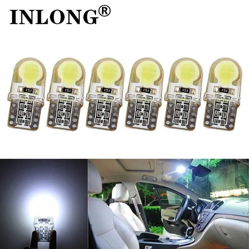 INLONG 10 шт. светодиодный фонарь W5W T10 194 168 СВЕТОДИОДНЫЙ парковочный автомобильная