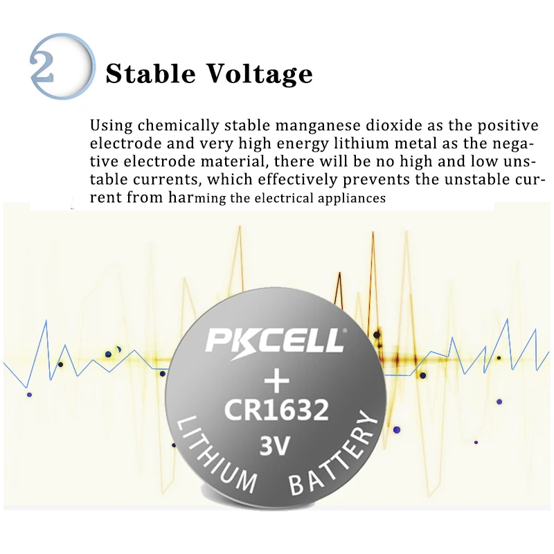 20 шт. новые Литиевые Батарейки PKCELL CR1632 ECR1632 1632 BR1632 DL1632 3 в | Электроника